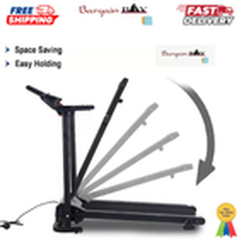 Foldable Treadmill 9% Incline Electric Running Motorised Machin Waking Home Gym
